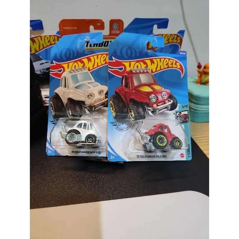 hotwheels vw baja bug merah putih