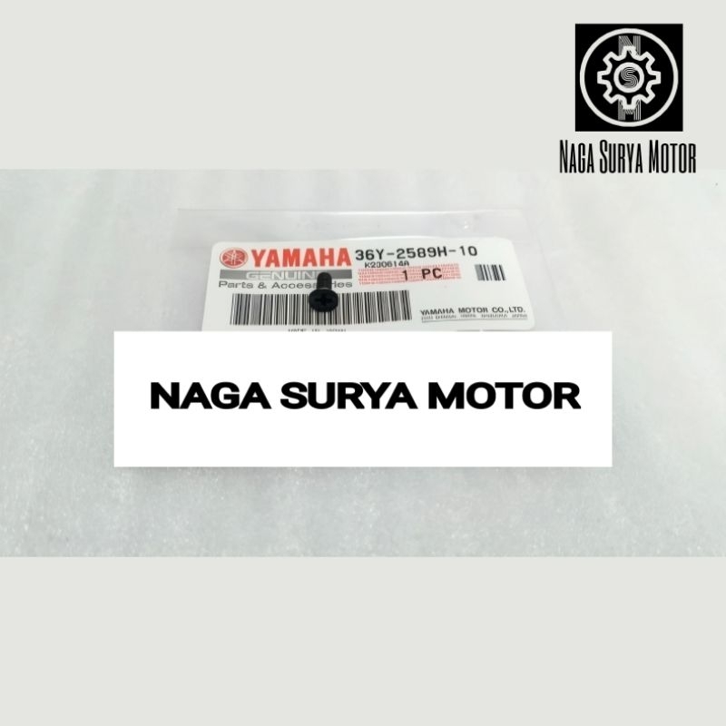 Baut tutup master rem depan Nouvo Mio soul sporty smile 36Y-2589H-10/00 ORI YGP