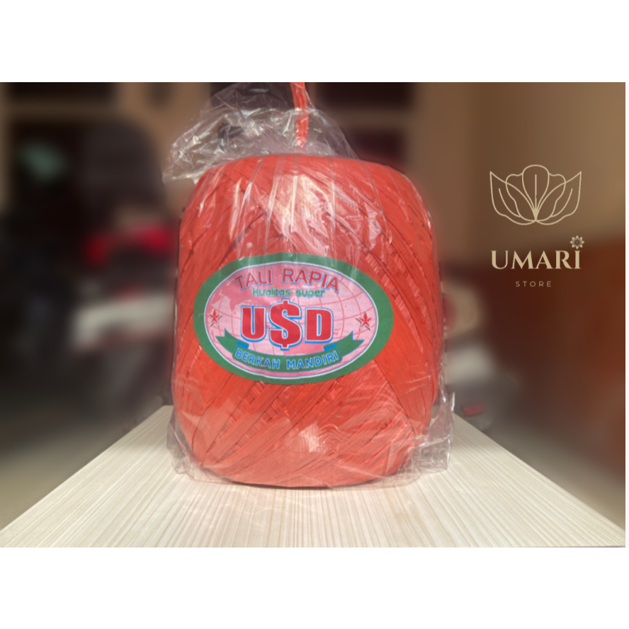 

Tali Rapia Plastik 1 Kg/ Roll kualitas Super Dan Terpercaya warna Merah Hijau Biru Gulungan Besar Terbaik