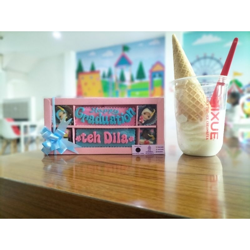 

coklat ucapan / coklat box / coklat gift 2x5 costum