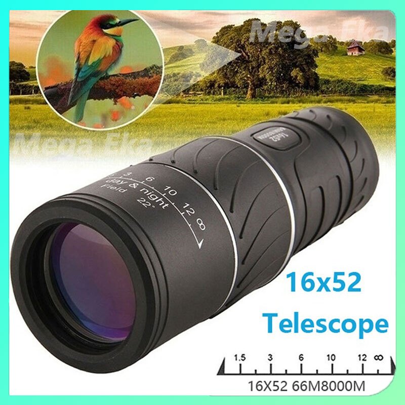 Teleskop Tropong Binocular Jarak Jauh 10000m 50000m Asli Siang Malam 20000m Teleskop Murah Telescope