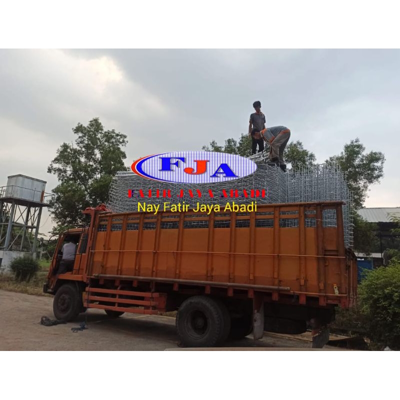 pagar BRC T.190 x L.240 x Dia 8 mm Hot Dip Galvanized