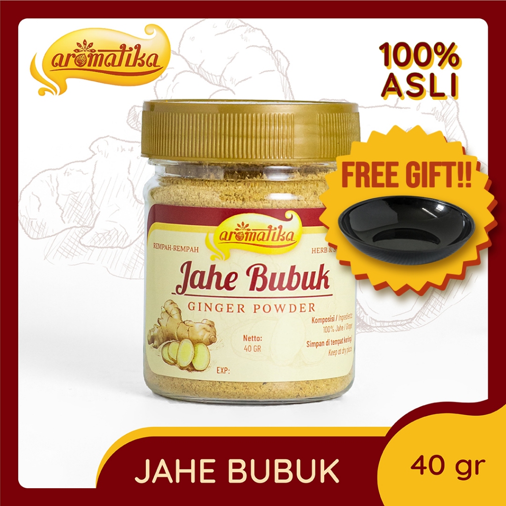 

[Gratis Tempat Sambal] Jahe Putih Bubuk Aromatika (100% asli): Bubuk Jahe Wangi dan Menyegarkan untuk Masakan Asia yang kaya Rasa