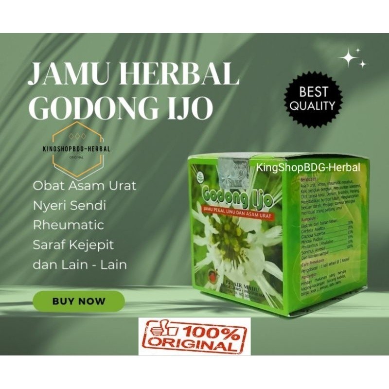 

Kapsul Godong Ijoo Isi 10 Sachet