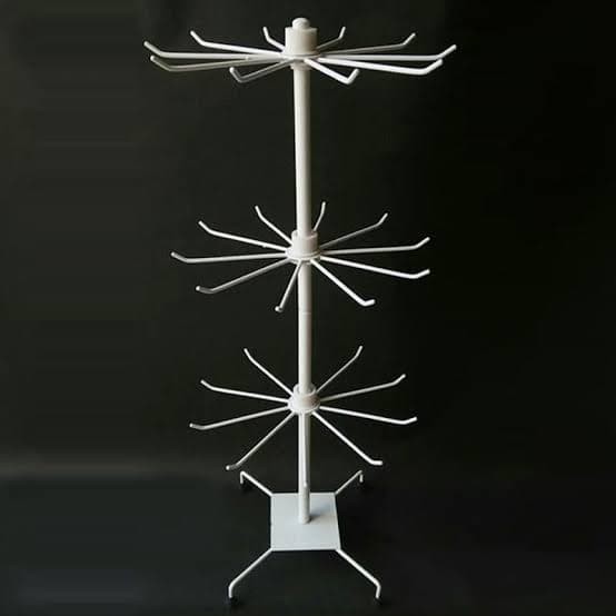 Gantungan Aksesoris Matahari 3 Susun | Rak Display Aksesoris (L) Impor Gantungan Display Rak Serbagu