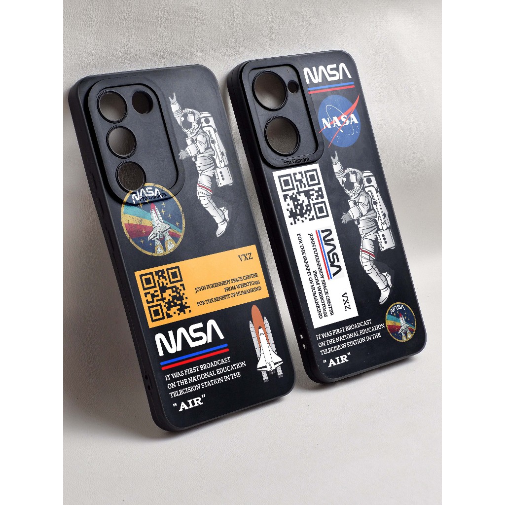 Soft Case Astronout Nasa Vivo Y18 Y100 Y03 Y17s Y35 Y36 Y16 Y22 Y27 Y02 V29e V25e Y30i Y50 Y91 Y95 Y