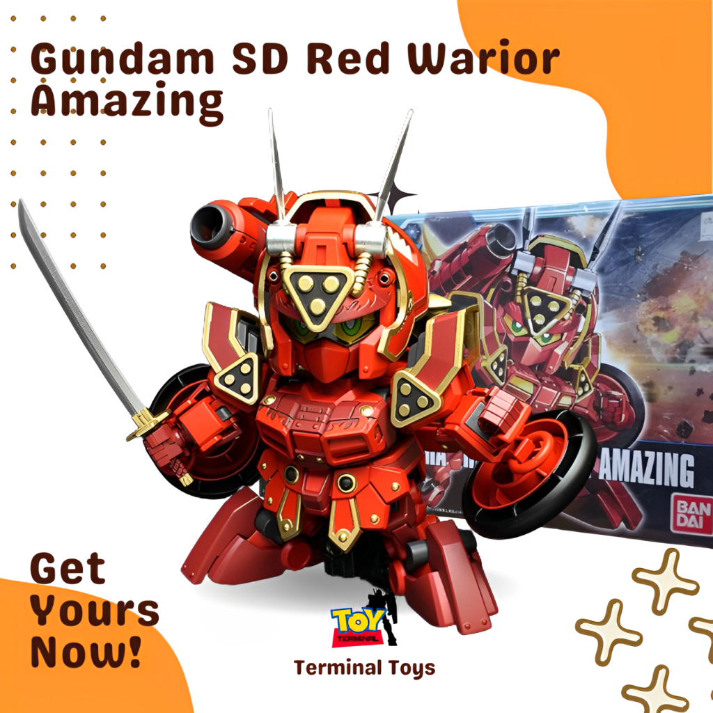 Gundam SD Red Warrior Amazing