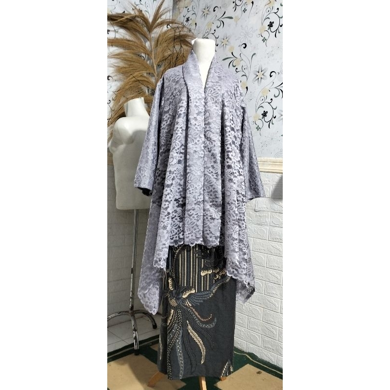 DIAJENG KEBAYA BRUKAT  SUPER JUMBO by RAYHANUN ld 90 sampai ld 130 140 150 160 170 180