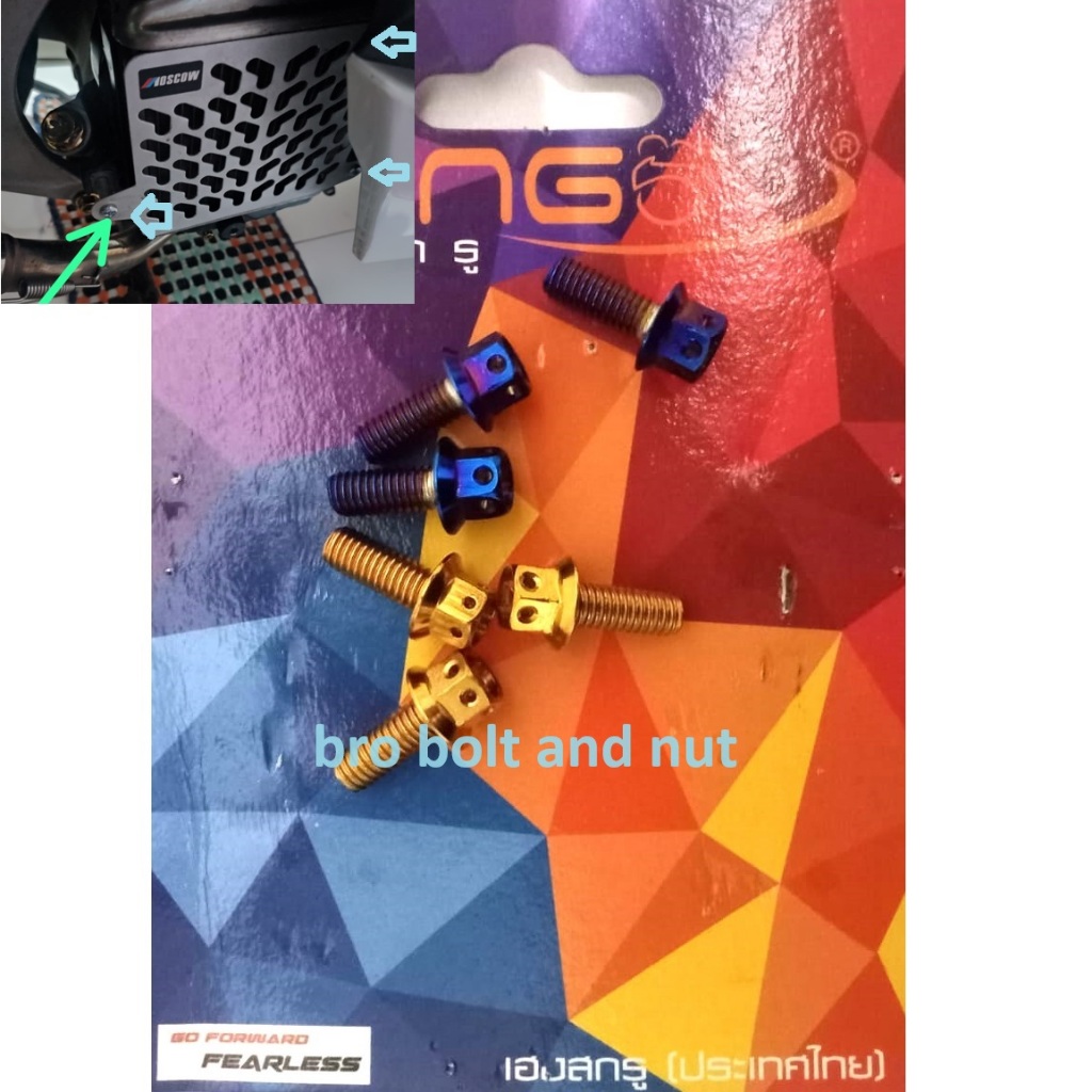 Baut Probolt Stenlilss Cover Radiator Pcx 160 Original Heng Thailand Isi 3