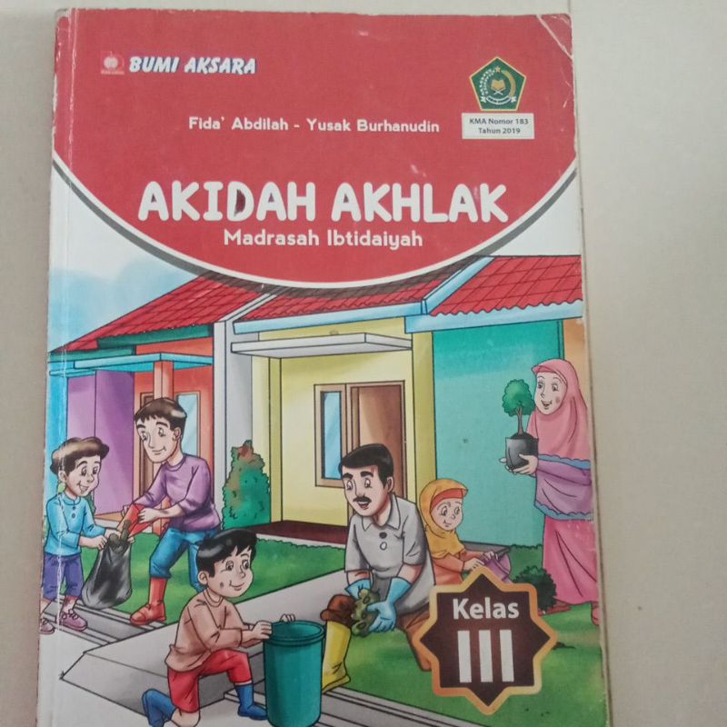 aqidah akhlak Madrasah Ibtidaiyah untuk kelas 3 SD