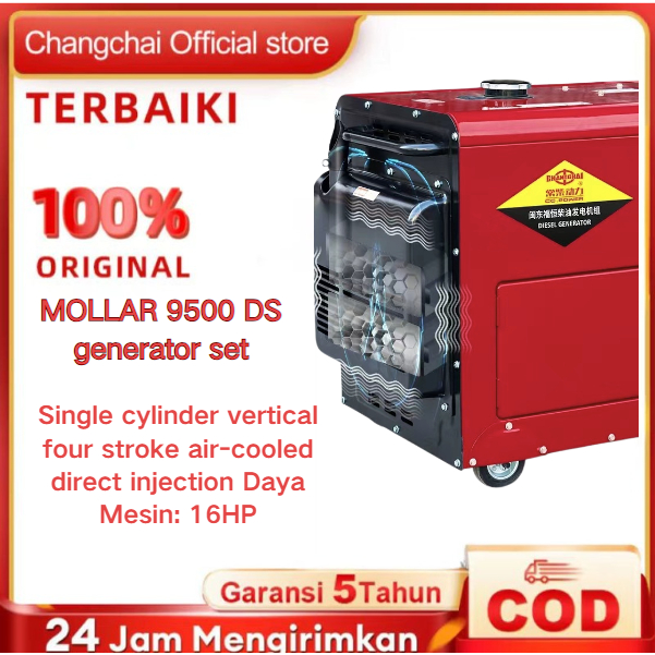 MOLLAR 9500 DS Generator Set Solar Silent Diesel Generator 6500 W 6.5 kVA 6,5