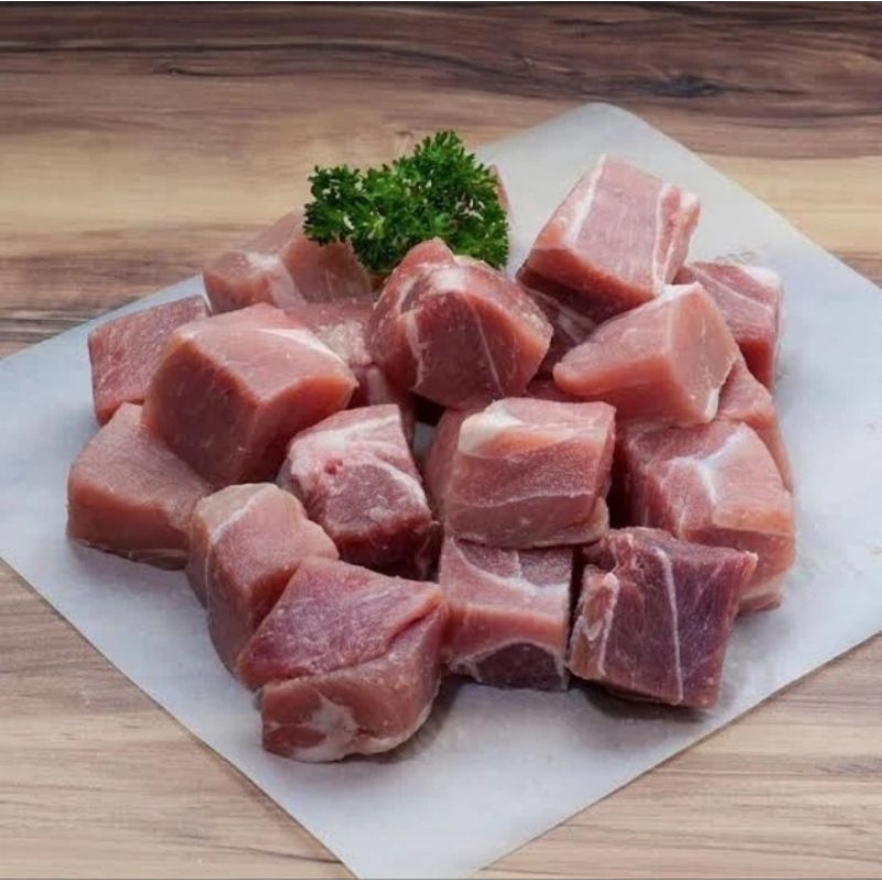 

Pork cube dagjng babi kapsim potong dadu 500gr