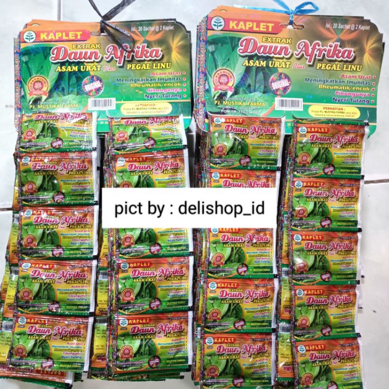 

PROMO !!! KAPLET EKSTRAK DAUN AFRIKA ORIGINAL 100%