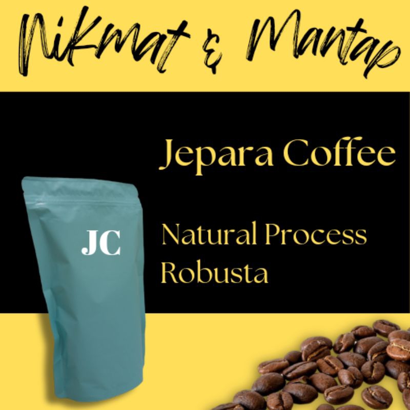 

Kopi Robusta, Original natural proses Made in Jepara