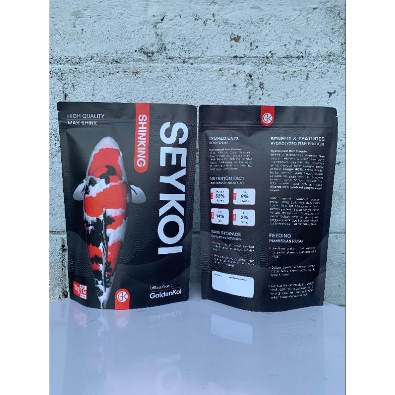 Golden Koi Seykoi HiGrowth 1kg Sinking Pakan Ikan Makanan Ikan Koi Maskoki