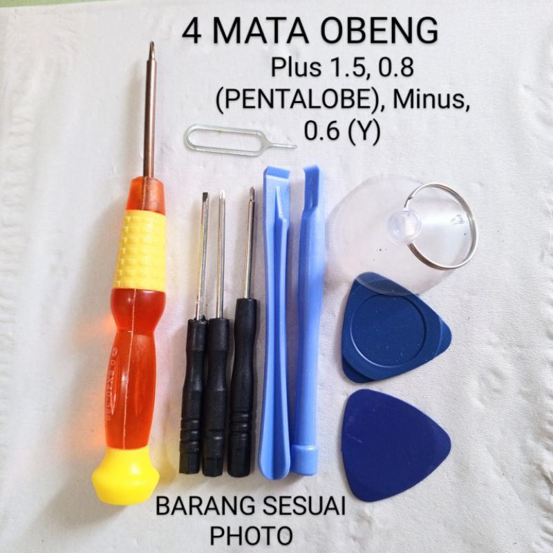 PAKET OPENING TOOLS OBENG Y 0.6 / OBENG PENTALOBE