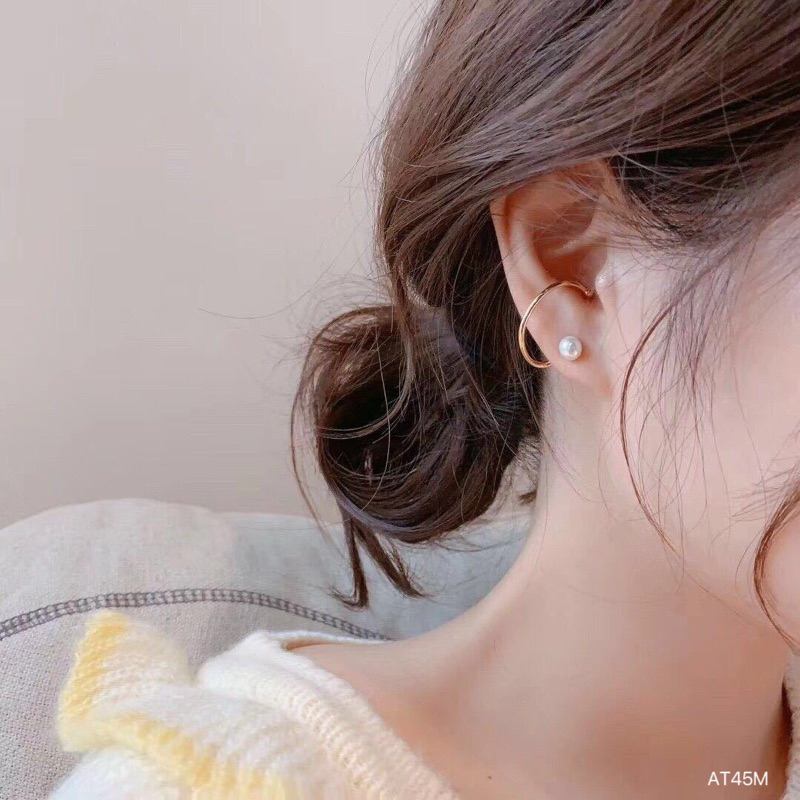 ANTING TITANIUM TUSUK MUTIARA AT45M