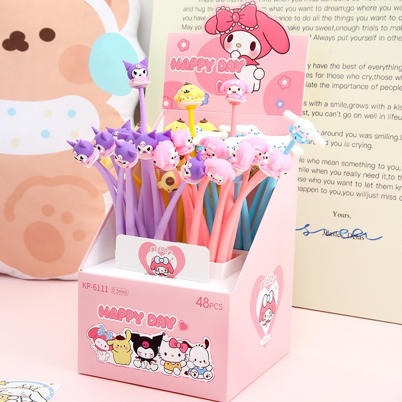 

PULPEN DOODLE HEAD KARAKTER SANRIO, UNICORN, BERUANG DAN ASTRONOT LUCU BISA GOYANG