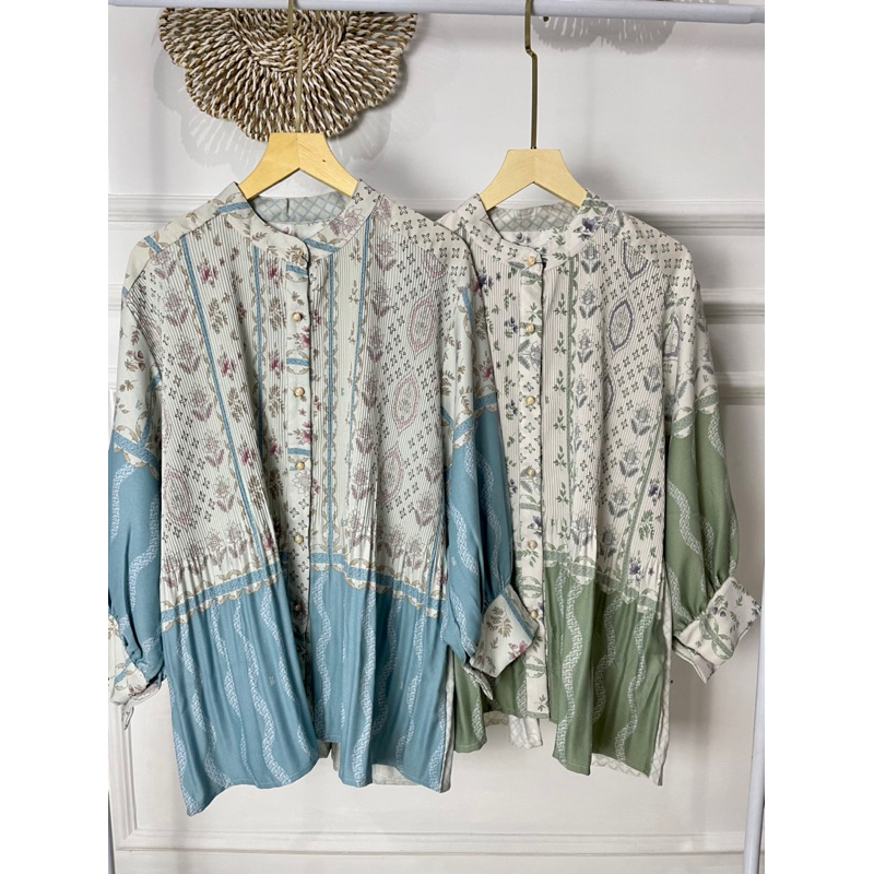 blouse plisket premium