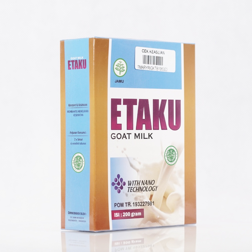 

Etaku Goat Milk Susu Pembersih Paru Paru TBC Nyeri Dada Sesak Nafas Mengi