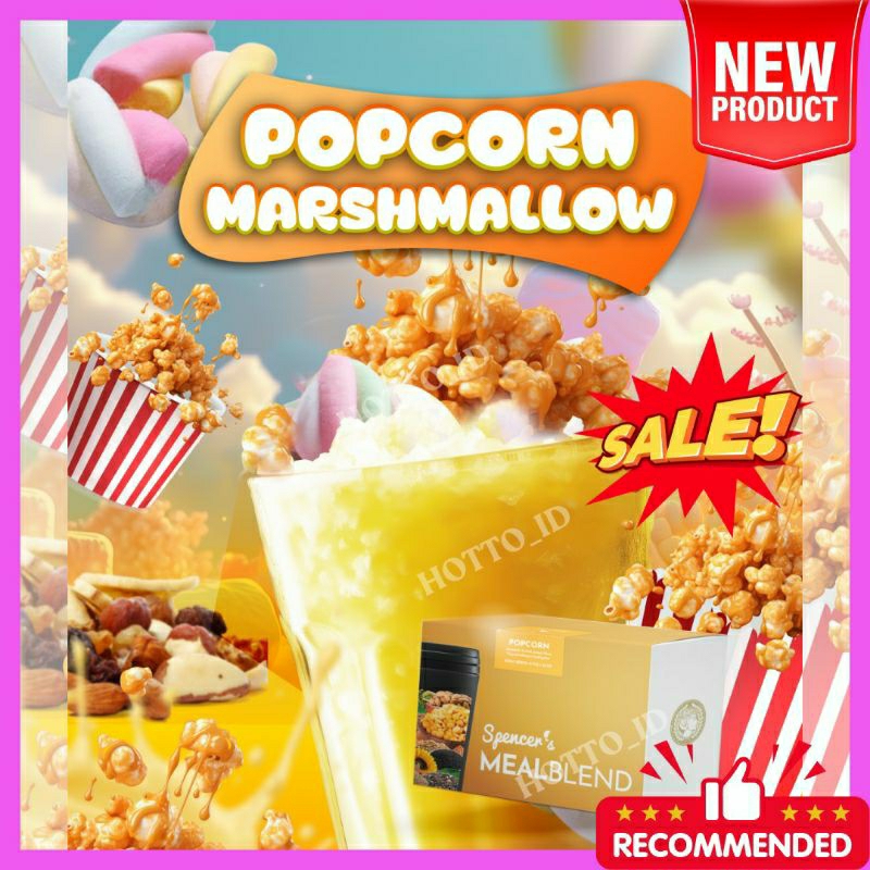 

Spencer's MEALBLEND POPCORN MARSHMALLOW / Spencers MEAL BLEND / Meal Replacement