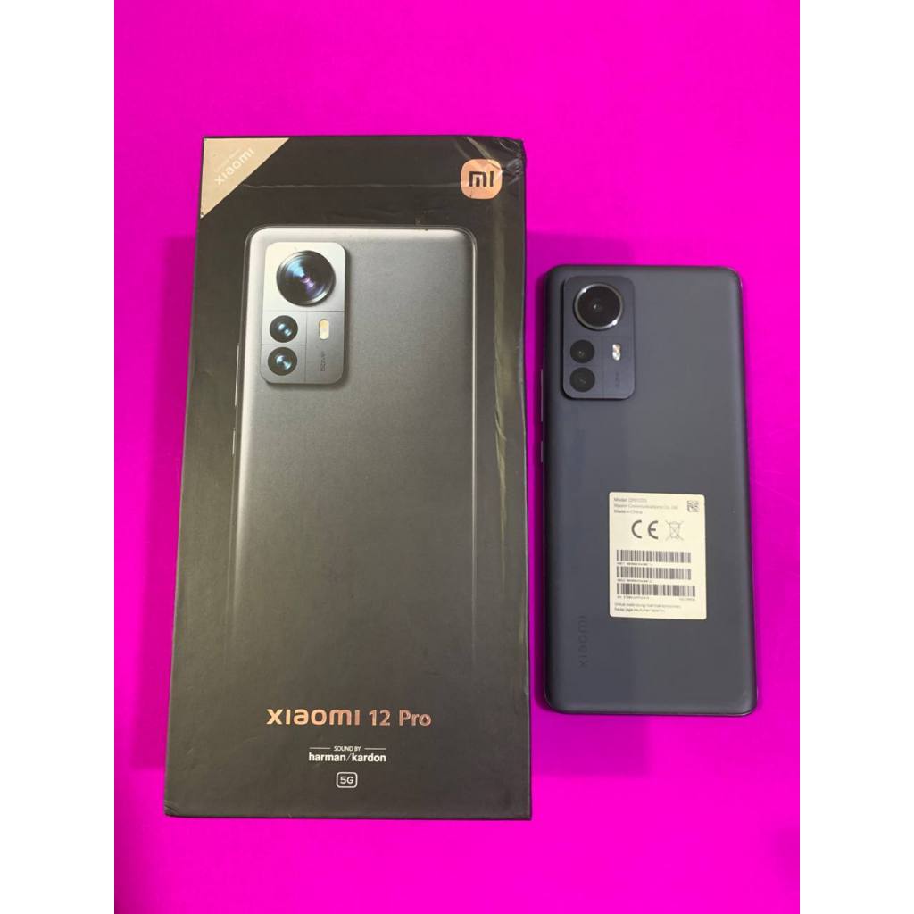 XIAOMI 12 PRO 12/256GB SECOND FULLSET BERGARANSI