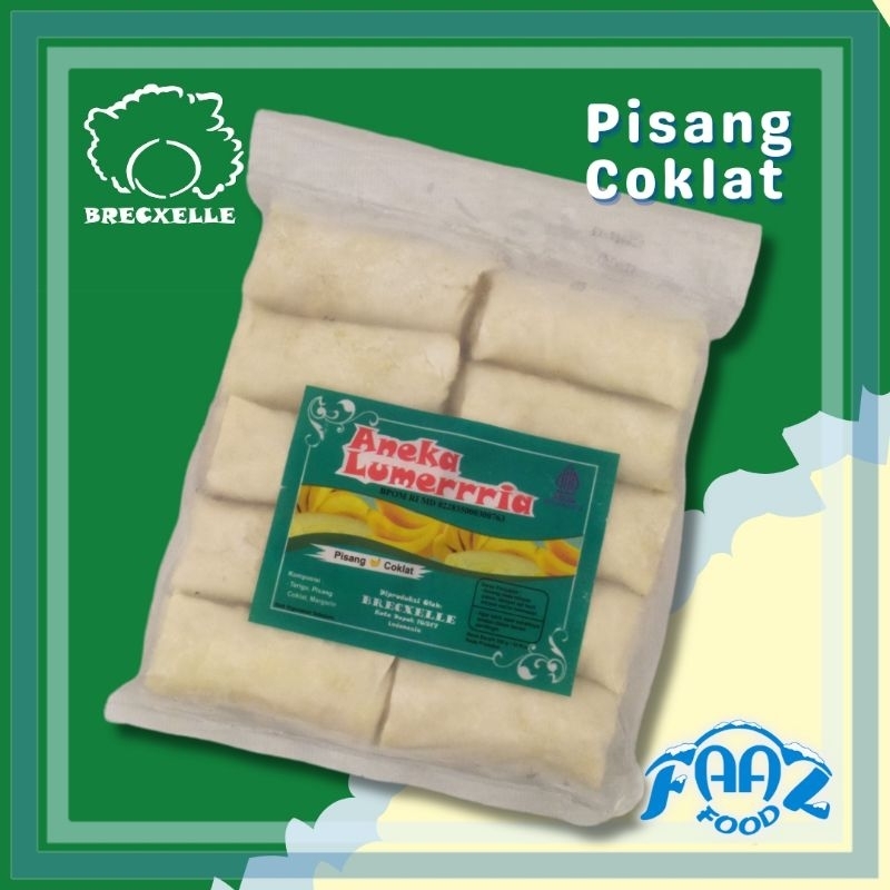 

Pisang Coklat Brecxelle isi 10 (Piscok Lumer, Cemilan)