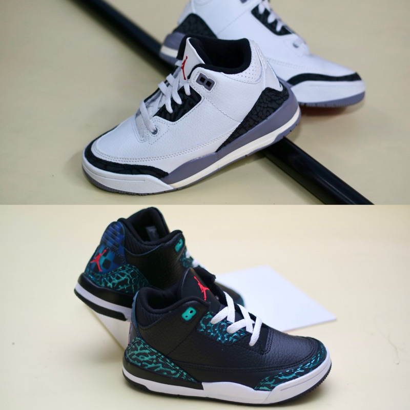 sepatu anak original nike air jordan retro 3 / III