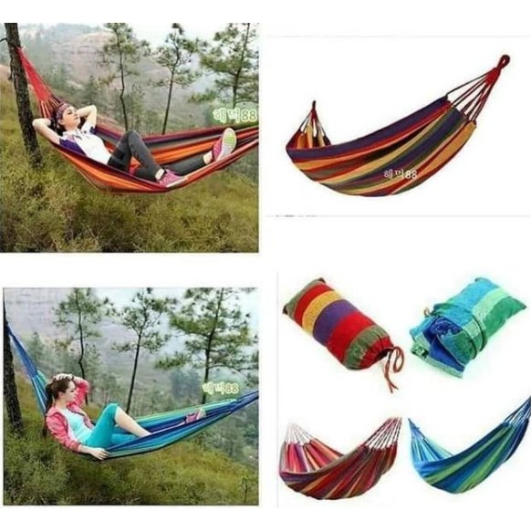 Hammock Warna pelangi kasur gantung