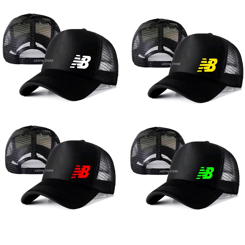 Topi NB Chrome / Topi Jaring Distro Pria Keren Murah Hight Quality / Topi / Baseball Hat / Snapback 