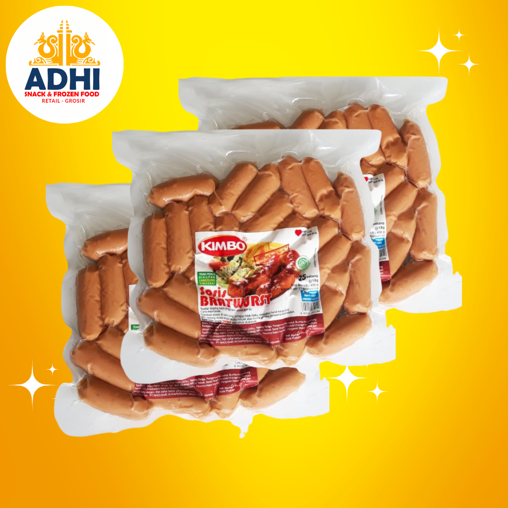 

SOSIS MINI KIMBO BRATWURST COKTAIL 450GR