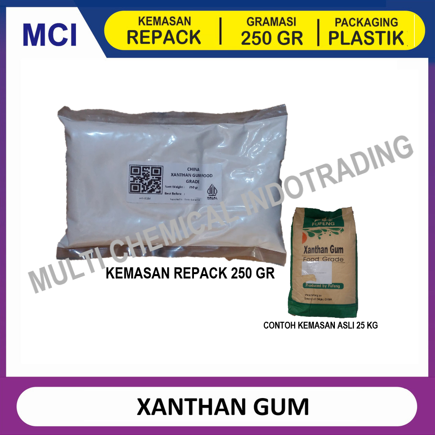 

XANTHAN GUM / XANTAN GUM / PENGENTAL FOOD GRADE || 250gr