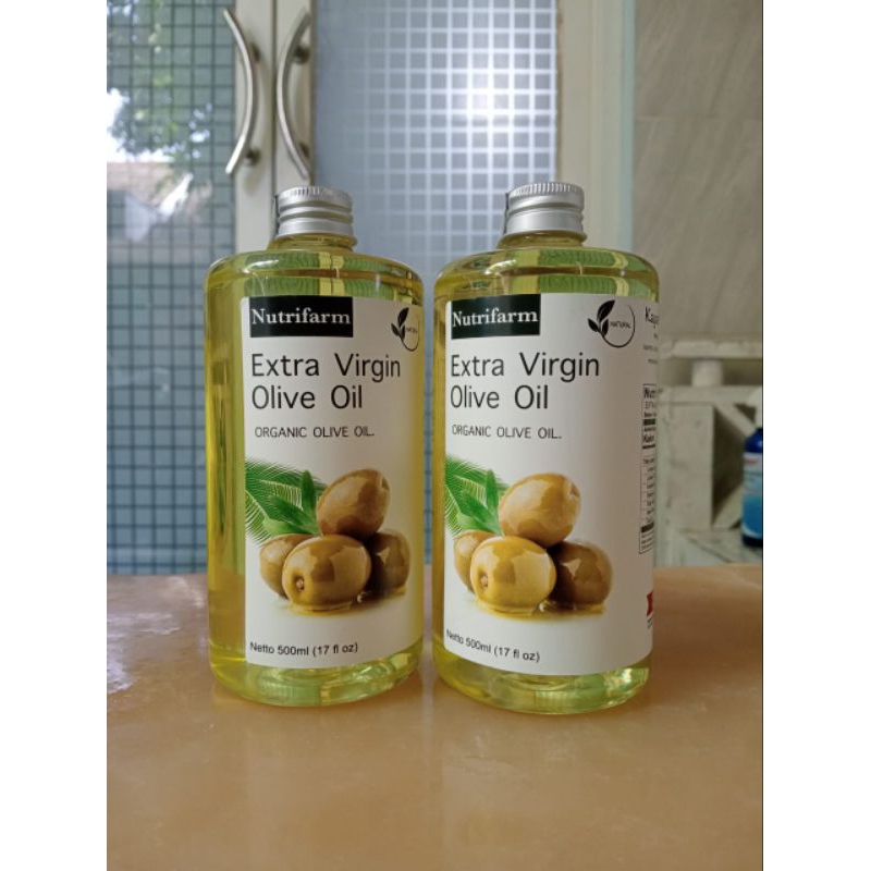 

extra virgin olive oil minyak zaitun 500ml perasan pertama untuk pengobatan jantung kolesterol perawatan rambut kulit dan memasak
