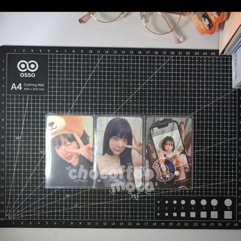 [READY] PC OFFICIAL PHOTOCARD LE SSERAFIM Chaewon Selca Unforgiven, Eunchae Bear Unforgiven & Tradin