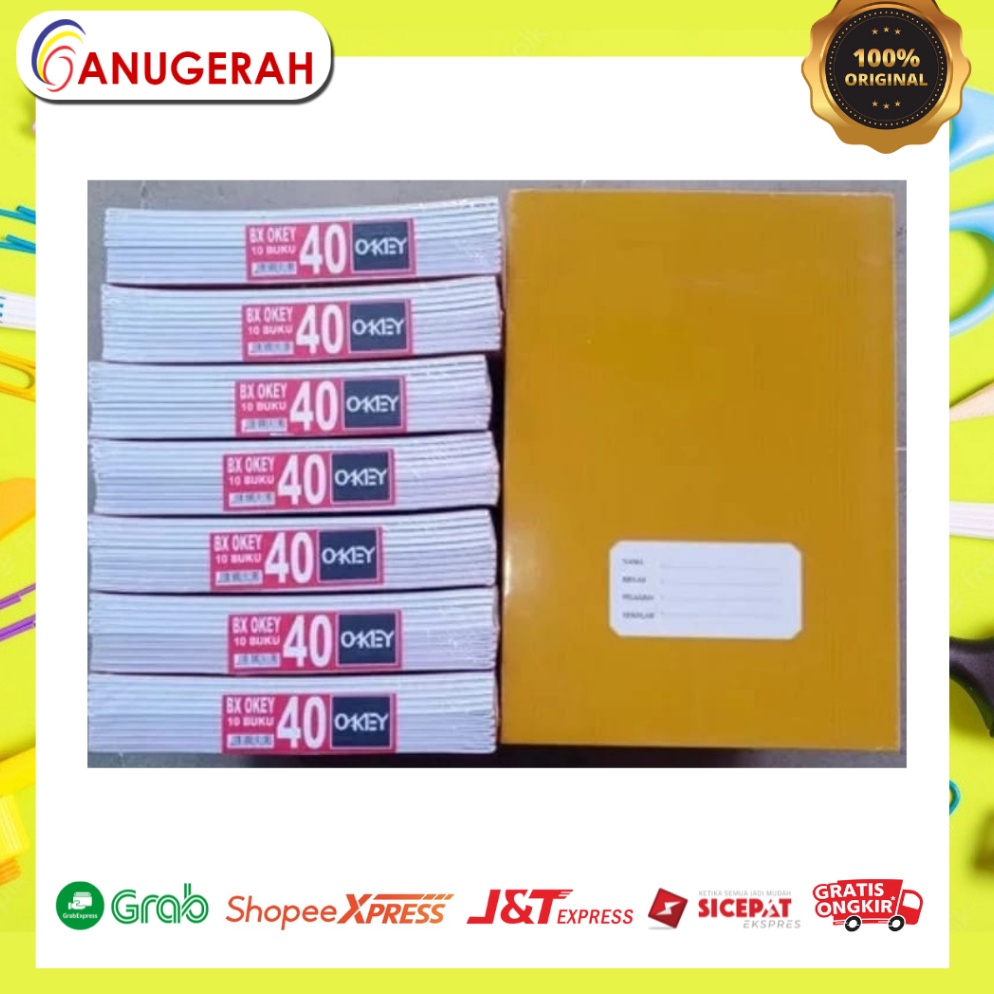 

KODE N63D OAKEY 62424 4 BOXY KRAFT BUKU TULIS