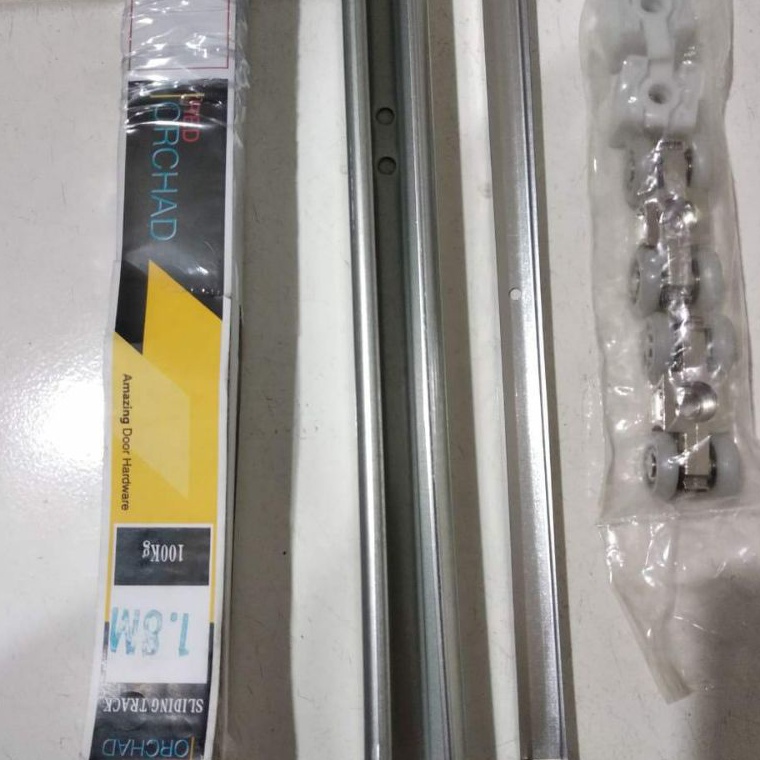 KODE J7Z Sliding Track Orchad 18 cm  Rel Pintu Orchad 18 m  Rel Pintu Geser
