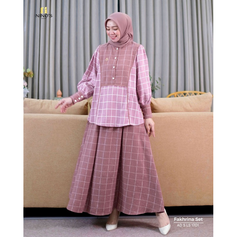 stelan rok original ninos design Fakhrina set 1701
