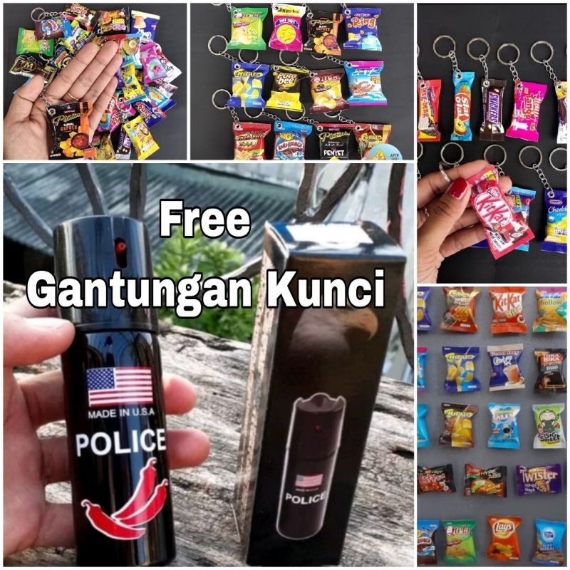 PEPPER SPRAY POLICE - Semprotan Merica, Gas Airmata 110ml