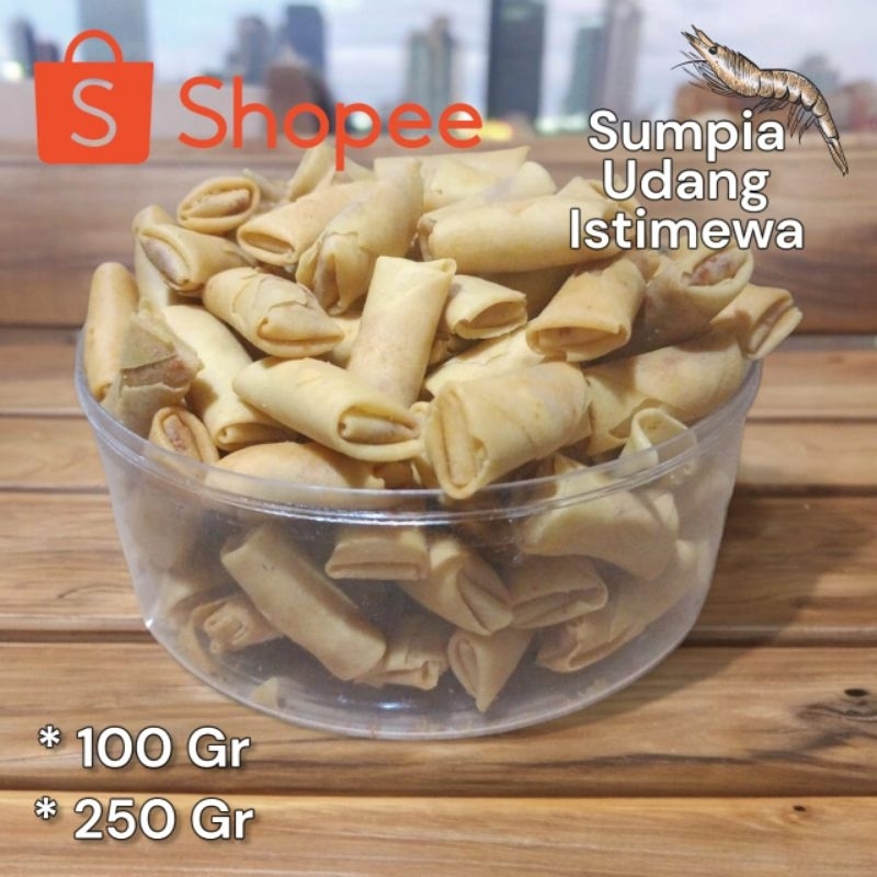 

Sumpia Udang Istimewa isi 100 Gram dan 250 Gram