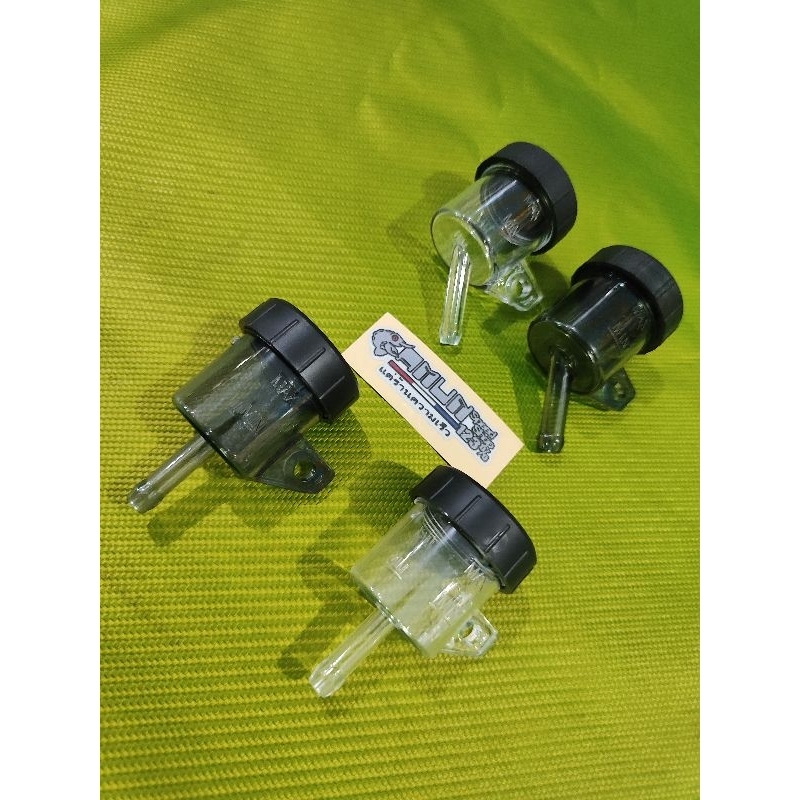 tabung minyak rem brembo smoke bening lurus bengkok