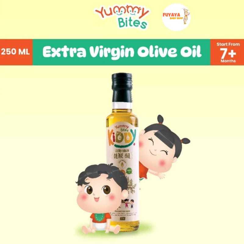 

Yummy Bites - Kiddy Extra Virgin Olive Oil 250ml / Minyak Masak Makanan MPASI Bayi / Oil Mpasi