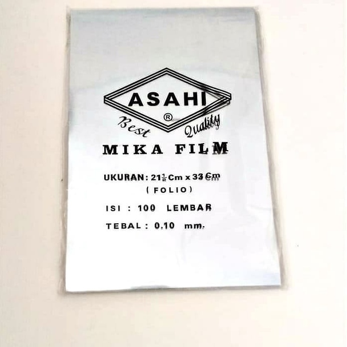 

KODE G82Q Mika Jilid ASAHI F4 A4 1 mikron