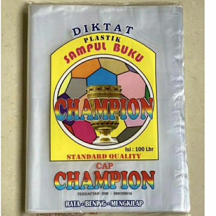 

KODE T36X sampul plastik buku temadiktat champion