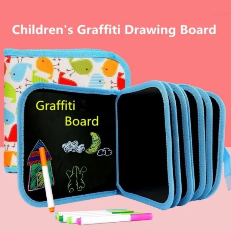 

KODE V15B Buku Gambar Portable Bisa Dihapus Erasable Magic Book