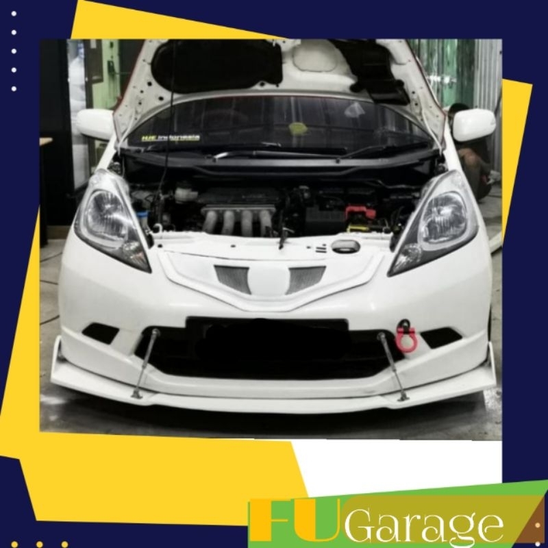 Winglet Front Lips Bumper Honda Jazz GE8 Rs dan S
