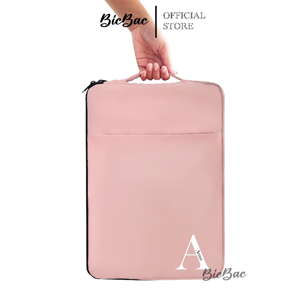 BICBAC TAS LAPTOP CUSTOM INITIAL NAME Jinjing ANTI AIR WATERPROOF Laptop Bag/Sleeve Laptop/Tablet