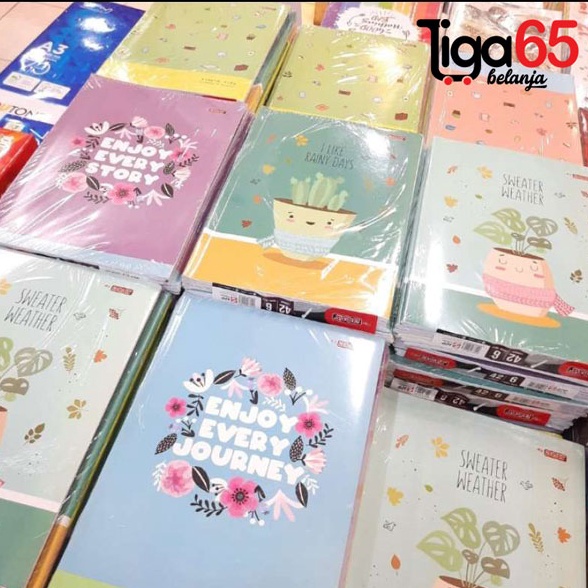 

KODE L24W Buku tulis Big Boss 42 lembar 6 buku per pak ukuran kwarto