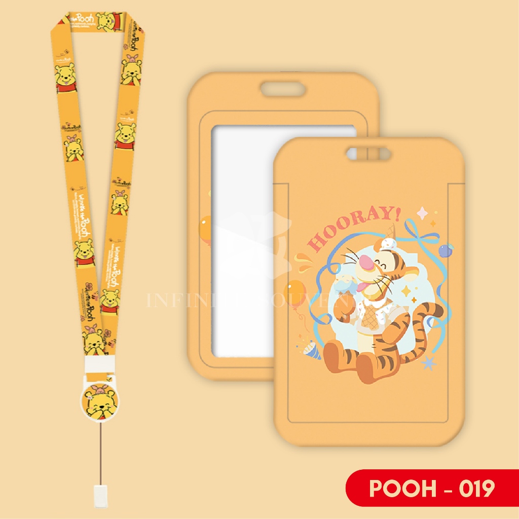 

HenJO (N017) ID Card Holder Tali Yoyo Winnie The Pooh / Nametag Yoyo Tiger Piglet / Card Holder Yoyo