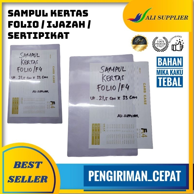 

SAMPUL KERTAS F4/A4 / COVER DOKUMEN MIKA KAKU RIGID TEBAL MURAH / SAMPUL IJAZAH MIKA TEBAL / COVER MAP FOLIO / SAMPUL FOLIO / COVER KERTAS FOLIO / PLASTIK SAMPUL FOLIO / SAMPUL KERTAS F4 / MAP FOLIO / MAP IJAZAH / SAMPUL KARTU KELUARGA
