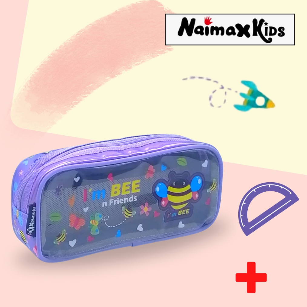

KODE X8R Pencil Case Custom Nama Naimax kids Pencil Case Anak Perempuan
